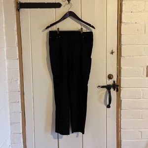 Black Straight Skinny Leg Medium M Pants Stretch
